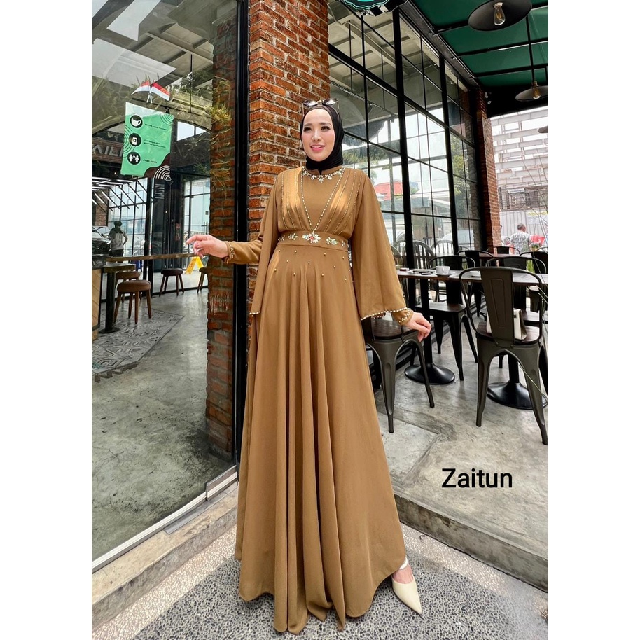 Gamis Ellery Dress Original GLAMZ Terbaru / Gamis Dewasa Maxy / Dress