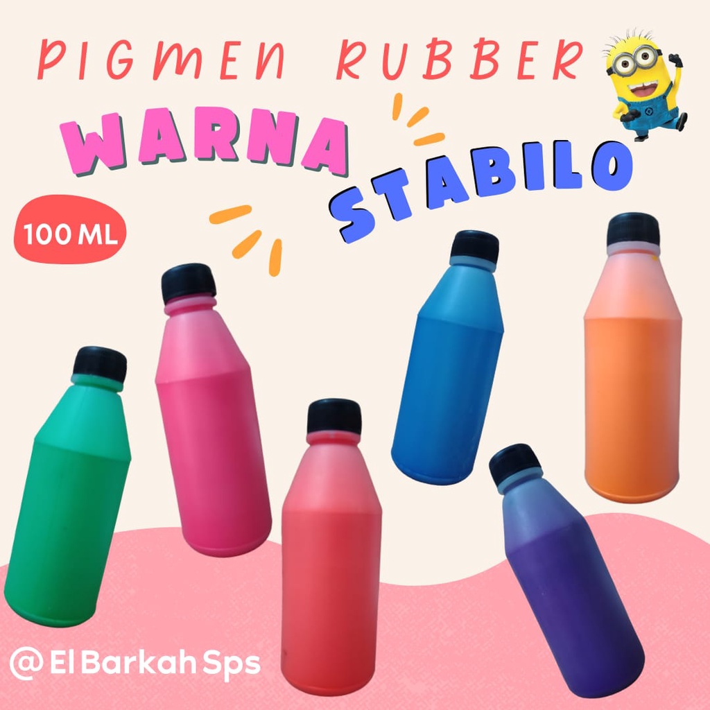 PIGMEN WARNA RUBBER STABILO 100 GRAM