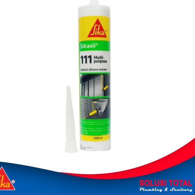 

SikaSil 111 Multipurpose Grey Silicone Sealant 300ml