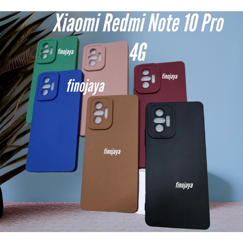 Softcase Xiaomi Redmi Note 10 Pro 4G Silikon Casing Selicon Case Macaron Pelindung Pro Camera