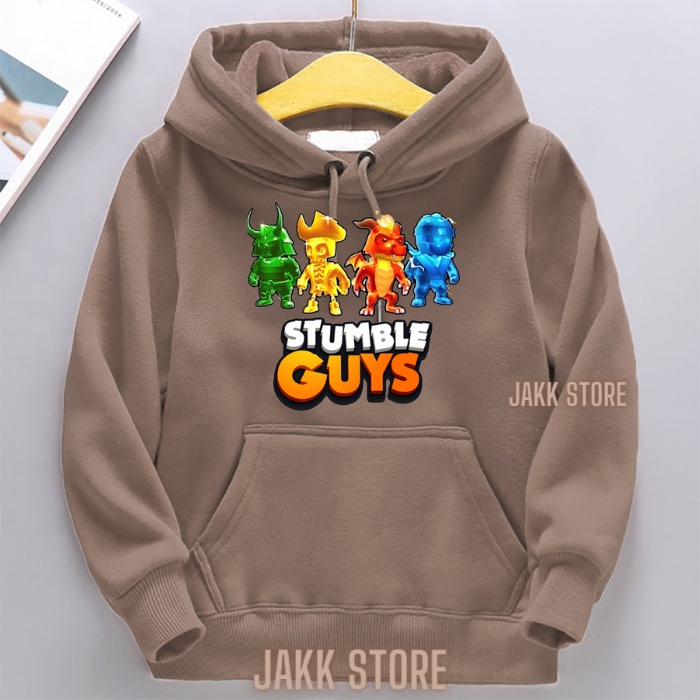 Sweater Hoodie STUMBLE GUYS Anak Laki Laki  Keren/Switer Anak Laki Laki Perempuan Umur 2 3 4 5 6 7 8 9 10 11 12 13 Tahun/Sweeter Hodie Anak Cowok Terbaru/Sweter Suiter Anak Laki Laki Hitam