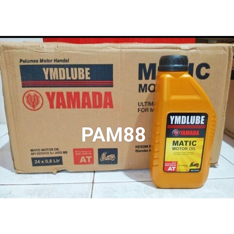 Oli YMDLUBE ( YAMADA ) kuning/matic 800 ml..1 dus = 24 btl