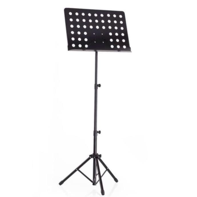 Stand Partitur Buku Musik Stand Tiang Tempat Dudukan Buku Lirik Lagu