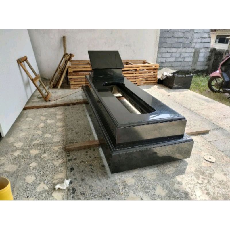 Kijing Granit Hitam Murah Maesan Granit Susun 2 Berkualitas Free Pecking Kayu