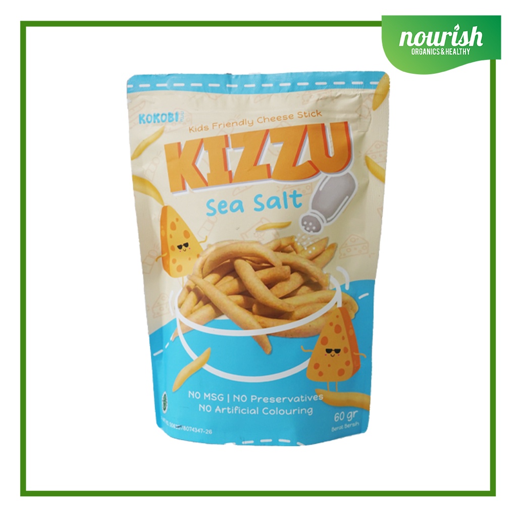 Kokobi KIZZU Cheese Stick/ Stik Keju Snack Anak NON MSG 60g