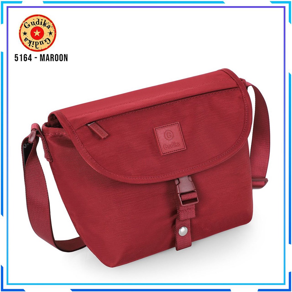 PROMO GUDIKA Bag 5164 - Tas Fashion Branded Ori Selempang bahu Cewek Kekinian Wanita Import Korea Original Terbaru Bahan Nilon Anti Air Waterproof