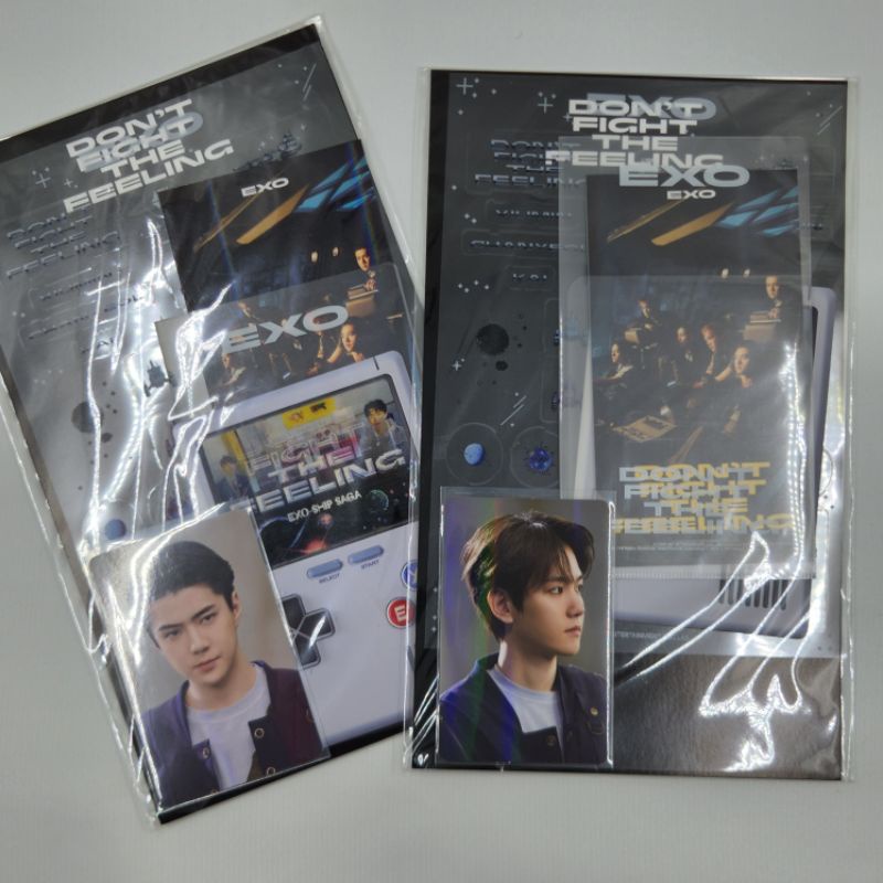 [Ready Stock] EXO 2021 Special Album Don't Fight The Feeling DFTF Official MD Ticket & Deco Sticker 