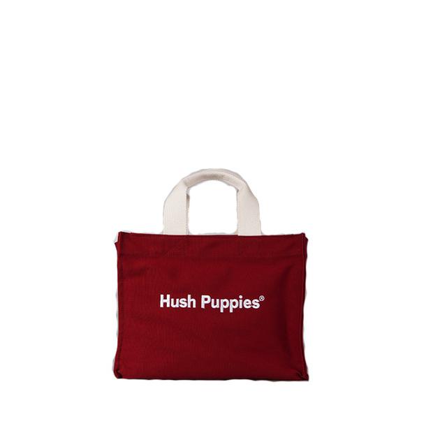 Hush Puppies Canvas Tote Bag L In Maroon