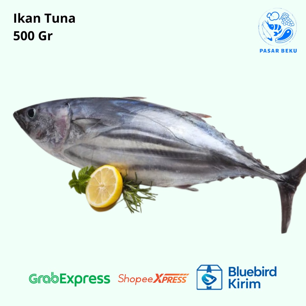 

Ikan Tuna Sisik 500gr Ikan Potong Pure Daging Tanpa Kepala Segar Frozen Food Pasar Beku Padang