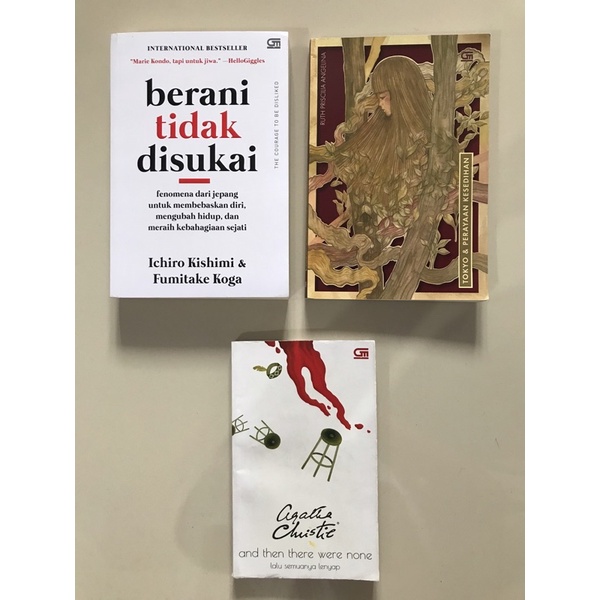 Preloved Buku Berani Tidak Disukai, Filosofi Teras, Tokyo dan Perayaan Kesedihan, And Then There Wer