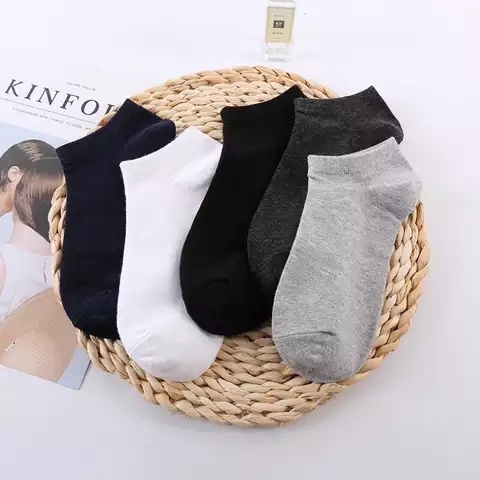 3 PASANG KAOS KAKI PENDEK MATAKAKI POLOS / ANGKLE SOCKS PRIA WANITA DEWASA BAHAN LEMBUT TERMURAH UNISEX