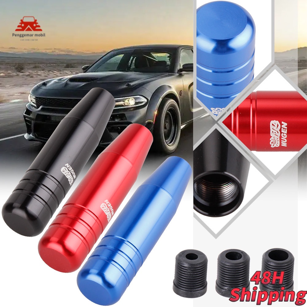 Knop Perseneling Mobil /handle Perseneling Mobil/Shift Knob Mugen Universal Import/Gear Shift Knob Mobil Tuas Persneling Bahan Alumunium/Knop Handle Gigi Manual/Car Shift Knob  Universal Import /Tuas Persneling Model Panjang/Shift Knop Perseneling Mobil