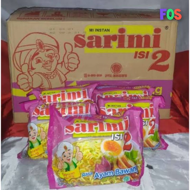 

NOODLES/MIE INSTANT SARIMI ISI 2 KUAH RASA AYAM BAWANG KEMASAN DUS ISI 24 PCS