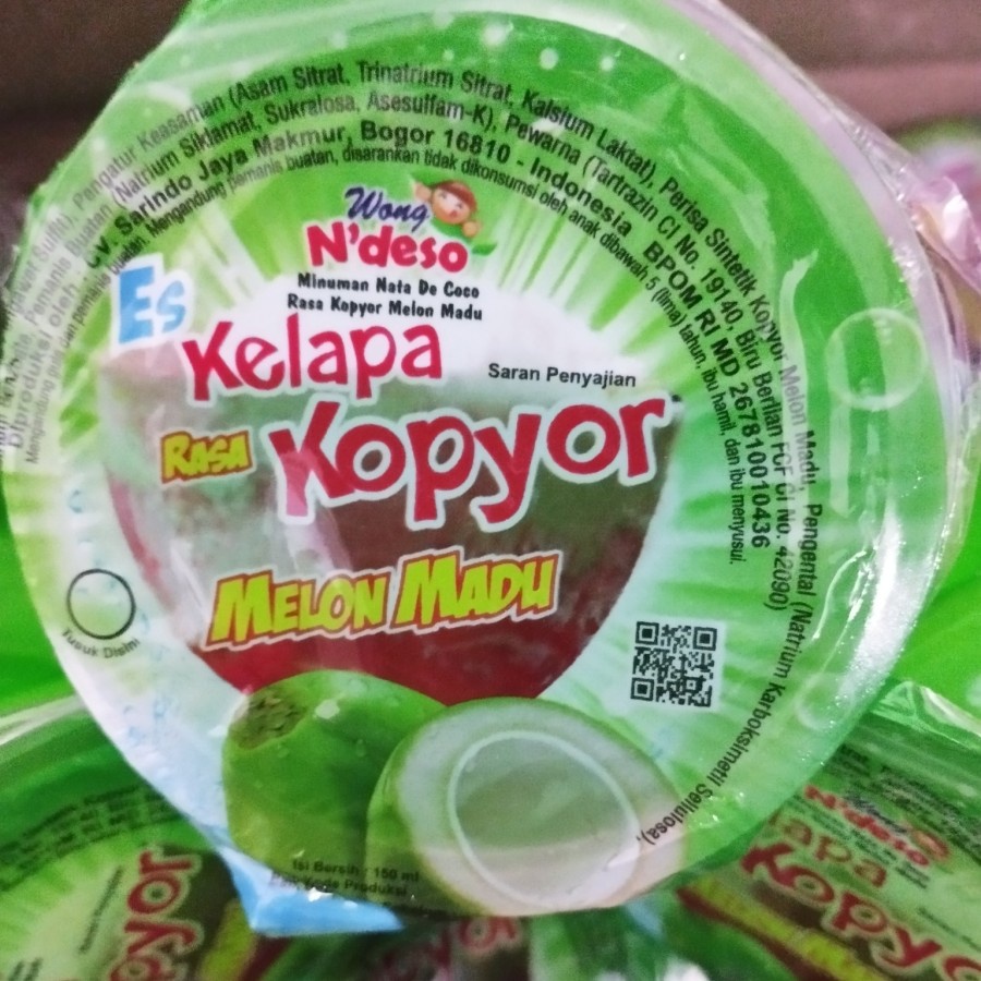 

es kelapa kopyor melon madu ready to drink