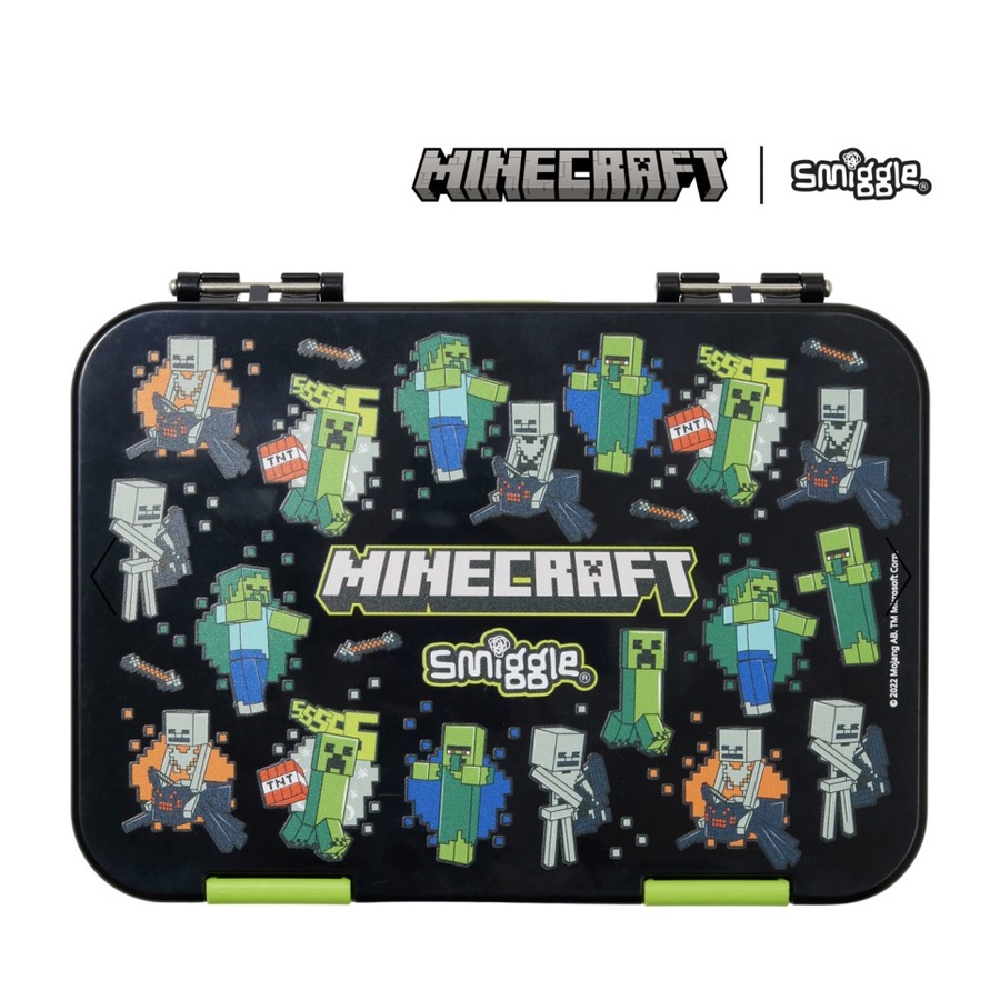 Smiggle Minecraft Bento Happy Medium Lunch Box Original Smiggle