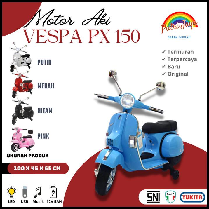 Promo Motor Aki Anak Vespa Px 150 Yukita 002