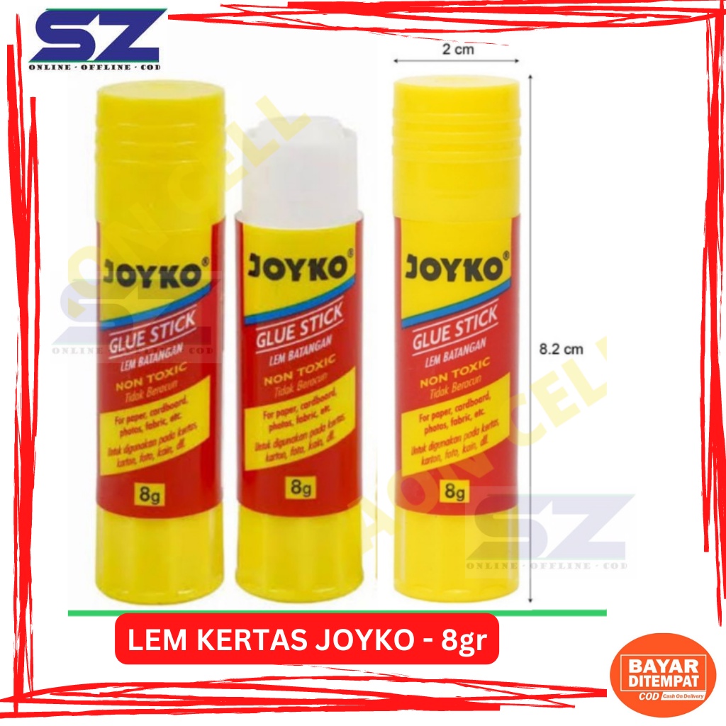 

Lem Batang Lem Kertas Glue Stick Joyko GS-09 8gr