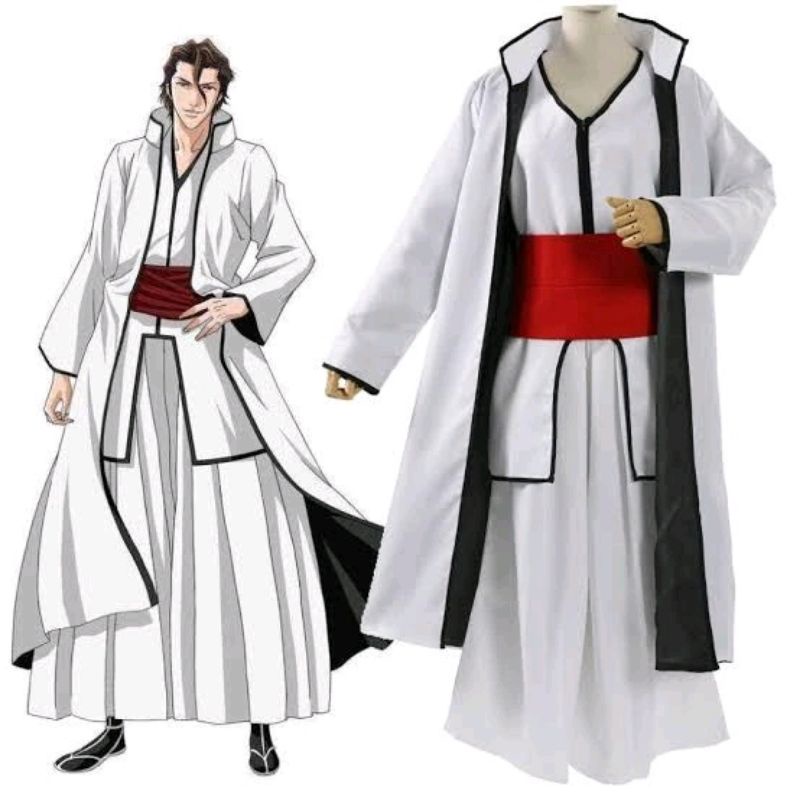 COSTUME COSPLAY BLEACH ESPADA AIZEN NELLIEL TU GRIMMJOW ULQUIORRA KOSTUM LOKAL