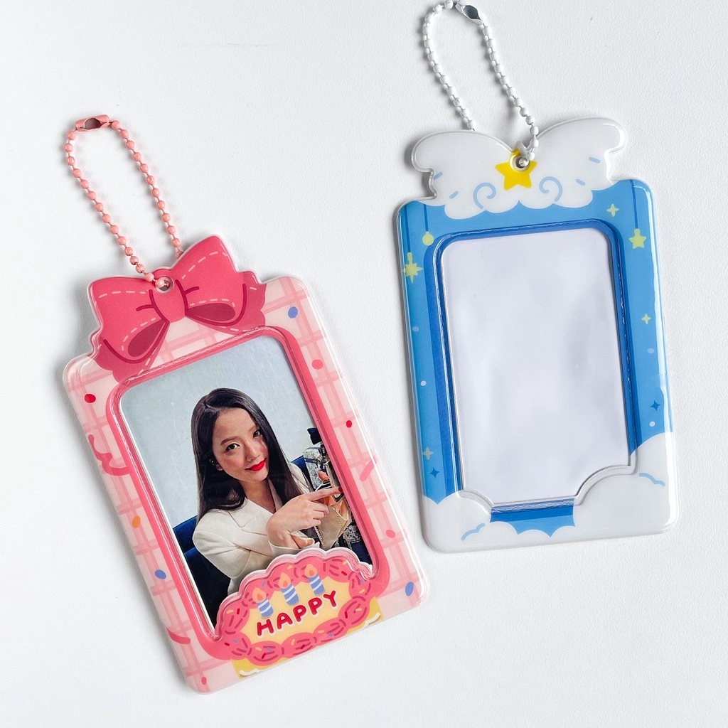 (Ready) Card Holder PVC Photocard Ballchain Tempat Kartu PC Gantungan