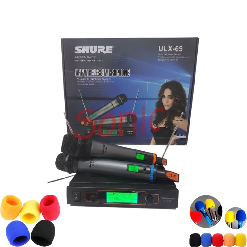 MIC WIRELESS SHRURE ULX-69/MICROPHONE ULX-69 Handheld.FREE Busa 2pcs