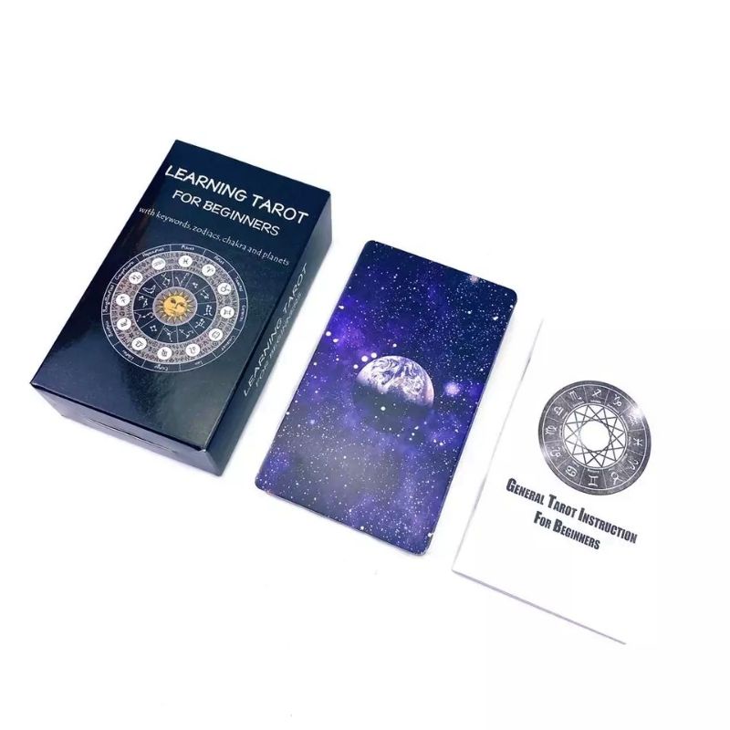 Learning Tarot for Beginners 12x7cm include guide paper