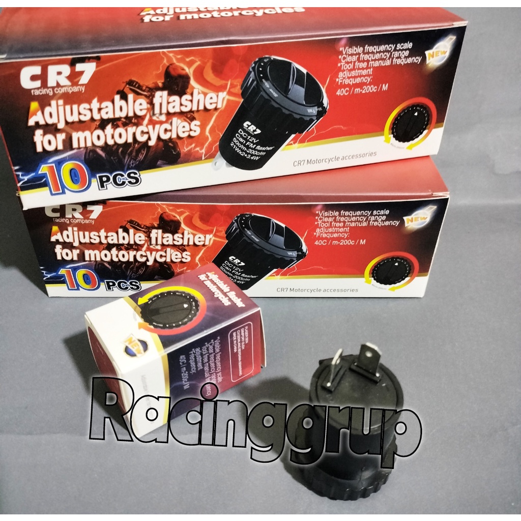 NEW FLASHER SEN FLASER SEIN CR 7 FLESER LED BISA DIATUR STEL KEDIP CEPAT NMAX-AEROX-PCX-LEXI-BEAT-VARIO(A358)