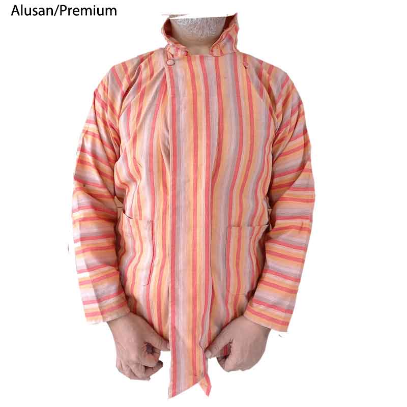 Baju Surjan Lurik Model Koko Kerah Shanghai Etnik Jawa Nasional