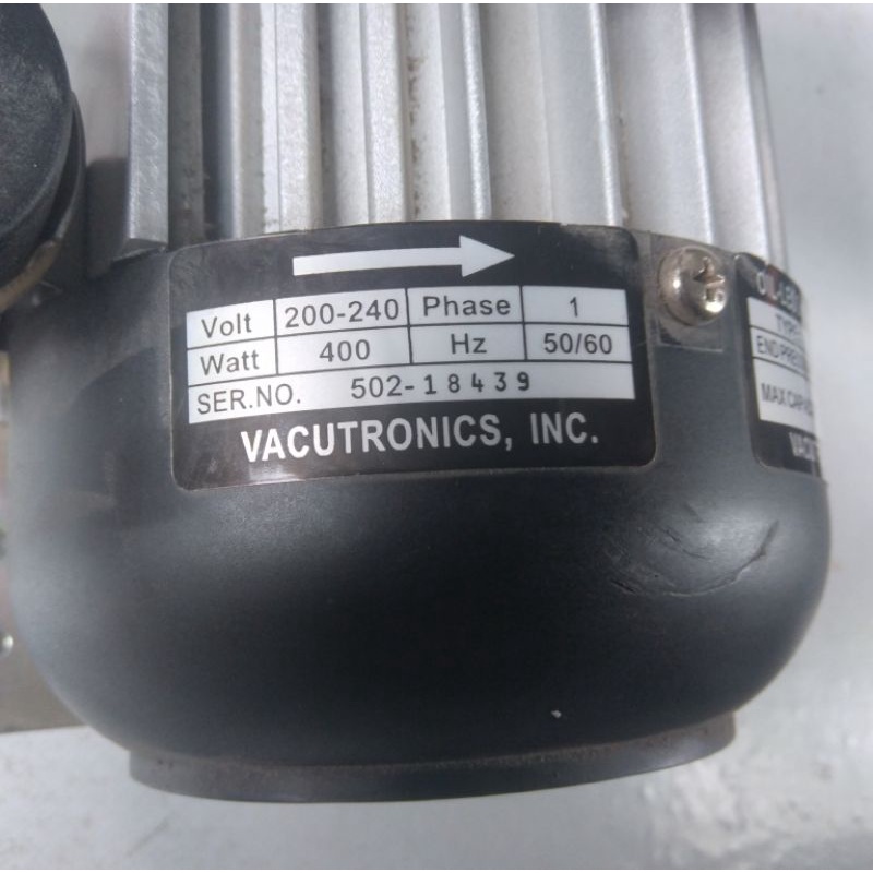 OIL - LESS VACCUM PUMP 220V 1PHASE TYPE DV-5V 400Wat