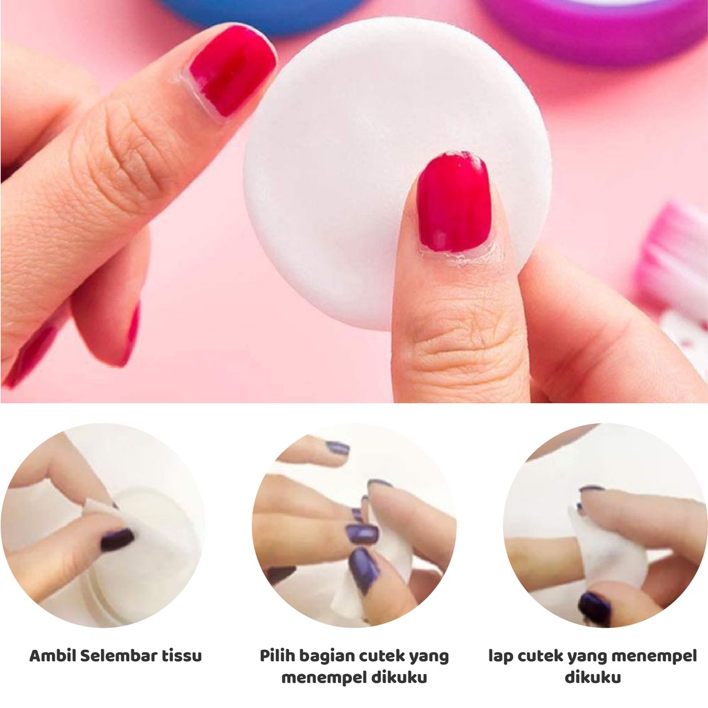 Pretty Nail polish remover tissue Aroma Buah / nail polish varnish remover tisu pembersih cat kuku kutek