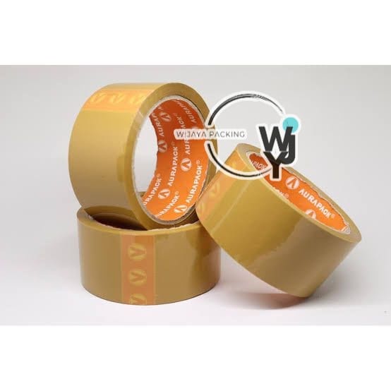 

Lakban Coklat Aurapack Ukuran 48 mm x 90 Yard Tebal Kuat Murah Bandung