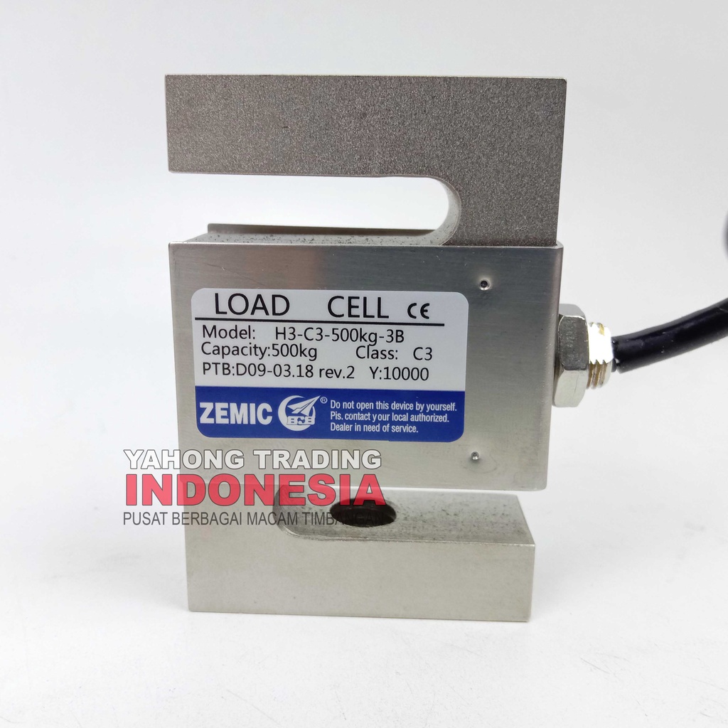 Load Cell ZEMIC H3 C3 500kg Tipe S Loadcell Sensor Berat Timbangan Digital