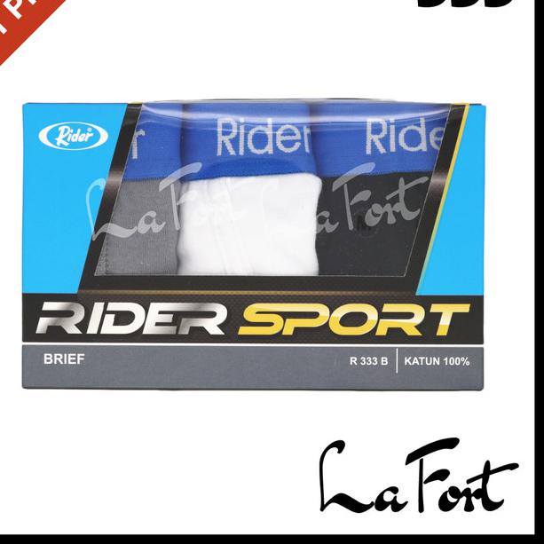 Celana Dalam Rider Sport 333 Pria ORI CD Underwear Cowok Berkualitas - S