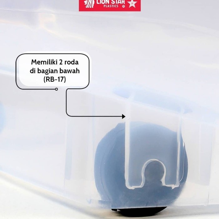 Tempat Beras Kotak Beras Box Rice Oriza 12,5 kg Lion Star RB-17