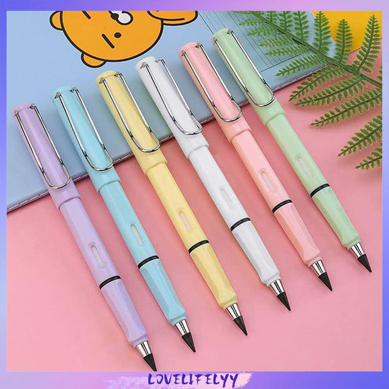 

Pensil Pencil tanpa batas Painting Brush Everlasting HB Eternal Pencil - Biru Tidak perlu memotong dan menulis terus-menerus -LOY