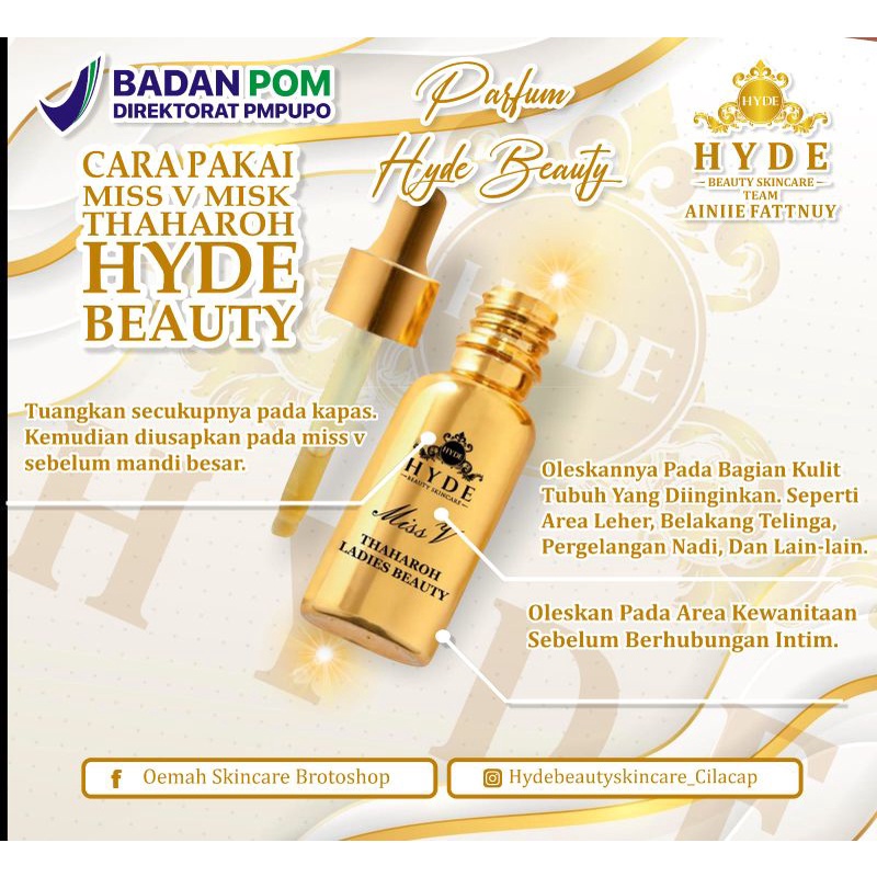 PARPUME MISK  V THAHARAH HYDE BEAUTY SKINCARE,PARPUME KEHARMONISAN RUMAH TANGGA
