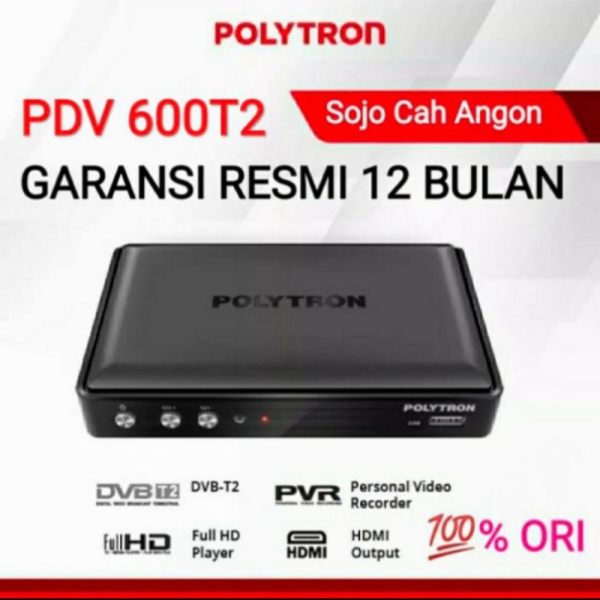 STB T2 Polytron set top box dvb t2 receiver tv digital PDV 600T2 - PDV 600T2 Promo