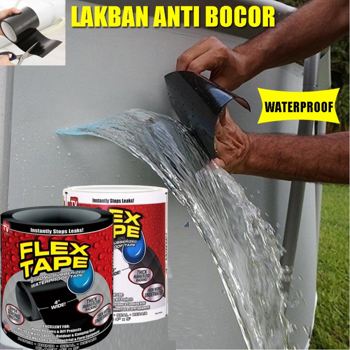 Lem Lakban Anti Bocor Super Kuat Plakban Lem Perekat Anti Air Waterproof