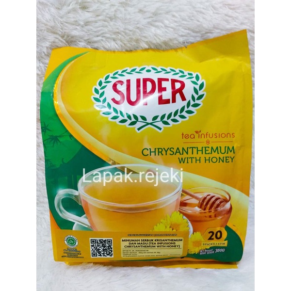

Super Instant Honeyed Chrysanthemum Drink isi 20 Stik / Minuman Serbuk Instan Krisantemum Madu teh