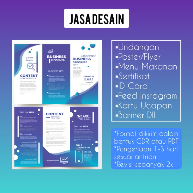 Jasa Desain Poster, Undangan, Banner Dll