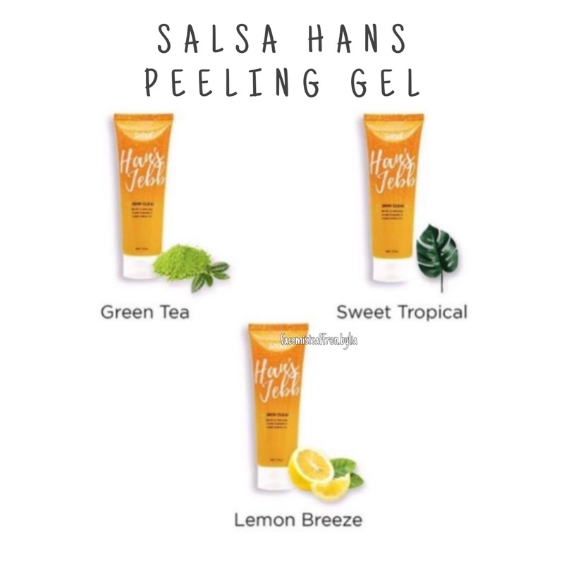 Jual Salsa Hans Jebb Peeling Gel Perontok Daki Dan Ketiak Hitam