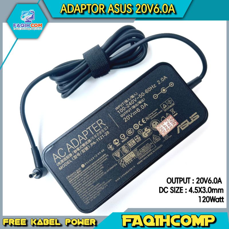 Adaptor Charger Laptop ASUS ViVobook Pro 14X 20V 6A 120W Series