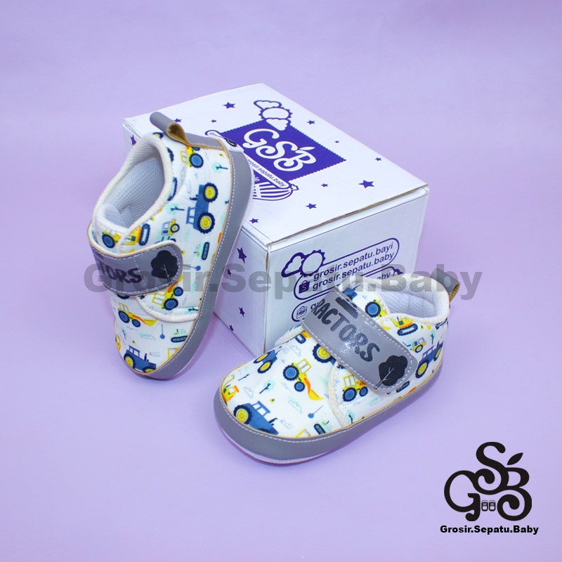 prewalker sepatu bayi laki laki perempuan umur 2 - 12 bulan model casual TRUCKTOR ringan &amp; fleksibel