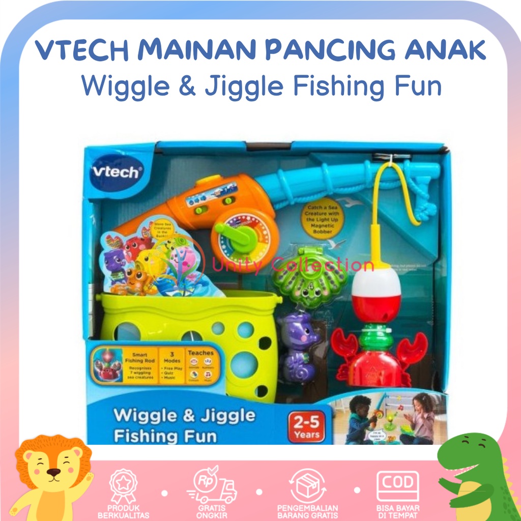 VTech Mainan Pancing Anak - Wiggle & Jiggle Fishing Fun