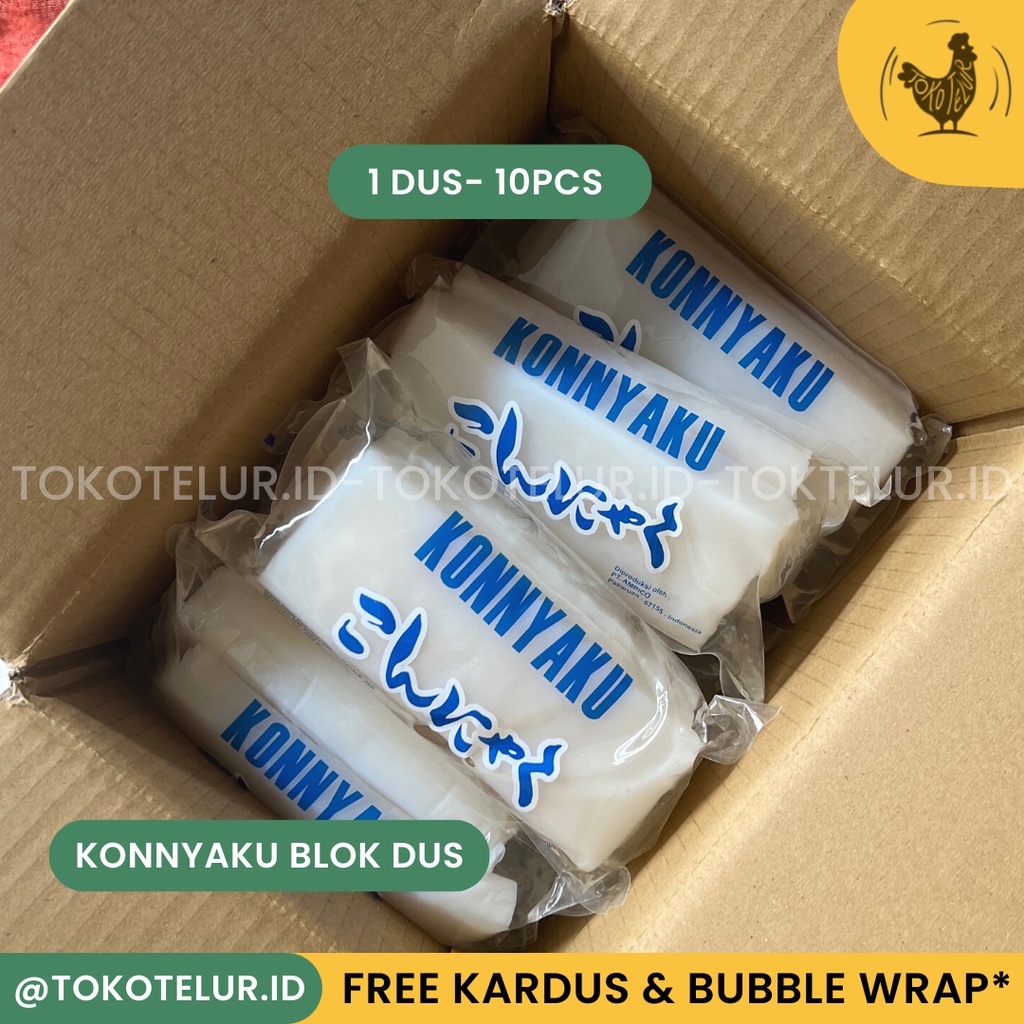 Konnyaku Blok (Shirataki Konnyaku Low Carbs-Ketogenic) PerDus/Carton