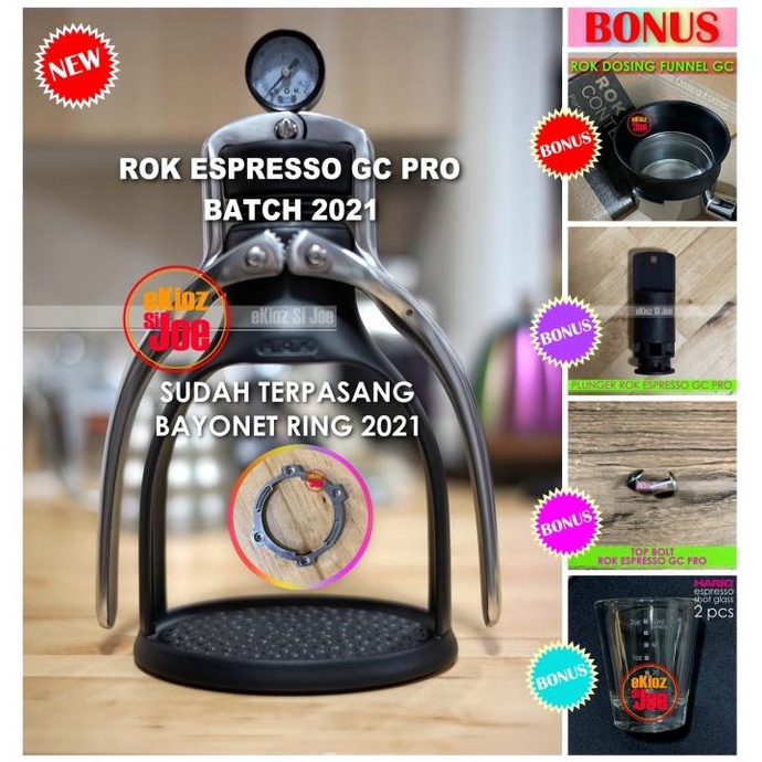 ROK ESPRESSO GC BLACK PRO 2020 Coffee Maker PRESSO GC BLACK PRO 2020