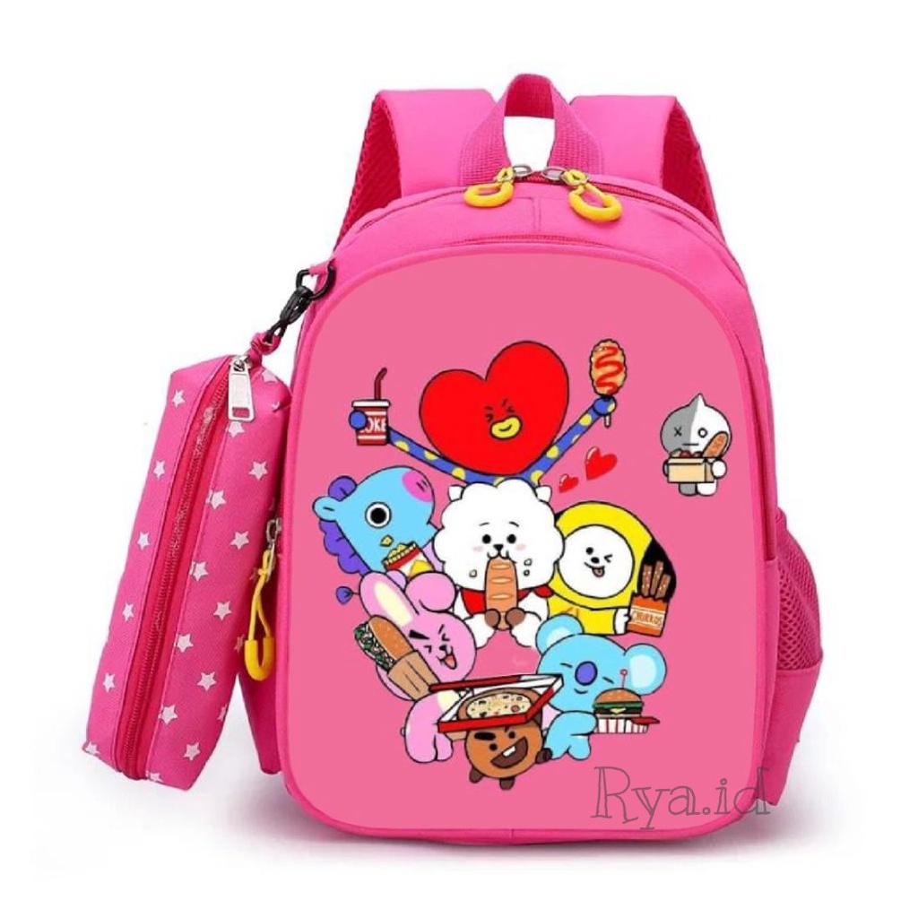 Rya.id - Best Seller Promo Tas Ransel Anak Perempuan Motif Kartun Terbaru Lagi Hits Cocok Untuk Anak Perempuan Tas Ransel Serba Guna Paud Tk Sd