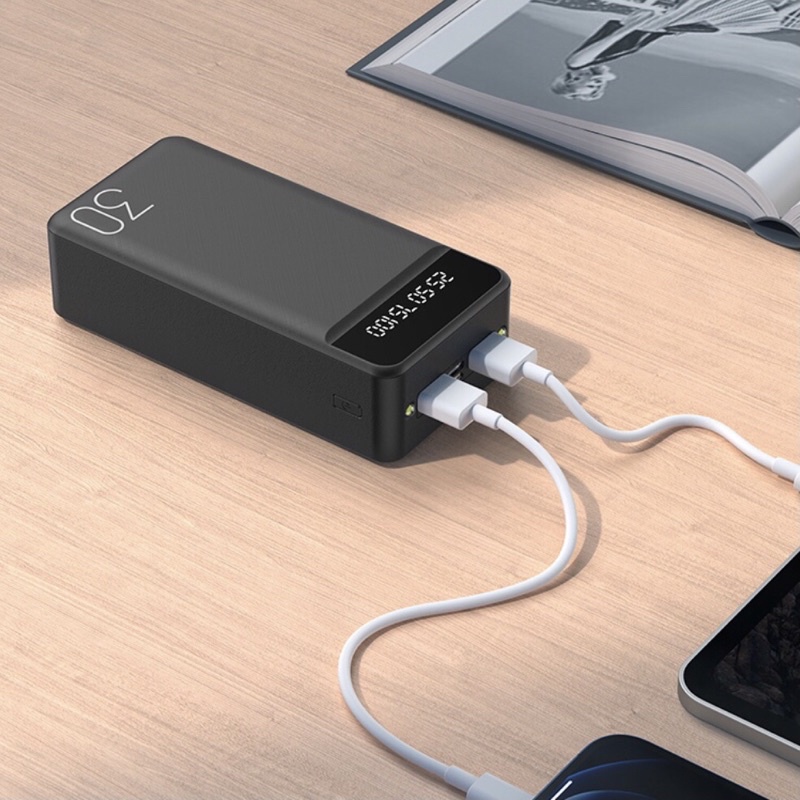 KIVEE POWERBANK 30000 mAh ORIGINAL 3 INPUT PORTS UNIVERSAL LED FAST CHARGING TYPE C KALIMANTAN BANJARMASIN KALSEL | RUMIFY