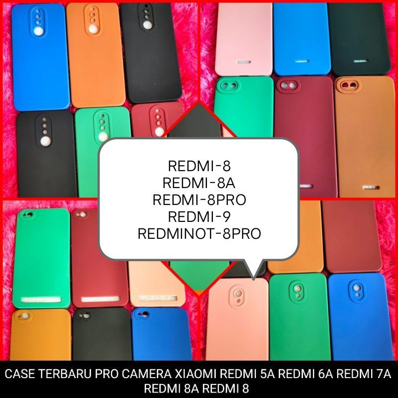SOFT Case/Slikon Makaron Pro Kamera Type Hp Xiaomi/Redmi 8/Redmi8 pro/Redmi8A/Note8pro/Redmi 9