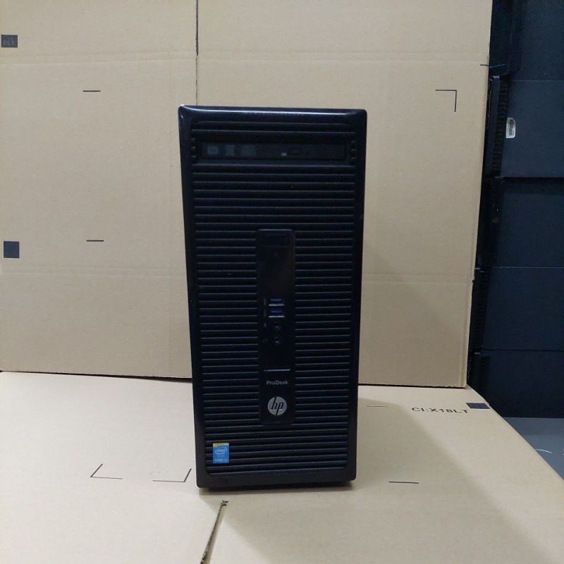 OBRAL CPU PC HP CORE I3 4130 MEMORY 4 GB SSD 256 GB BERGARANSI JOSS