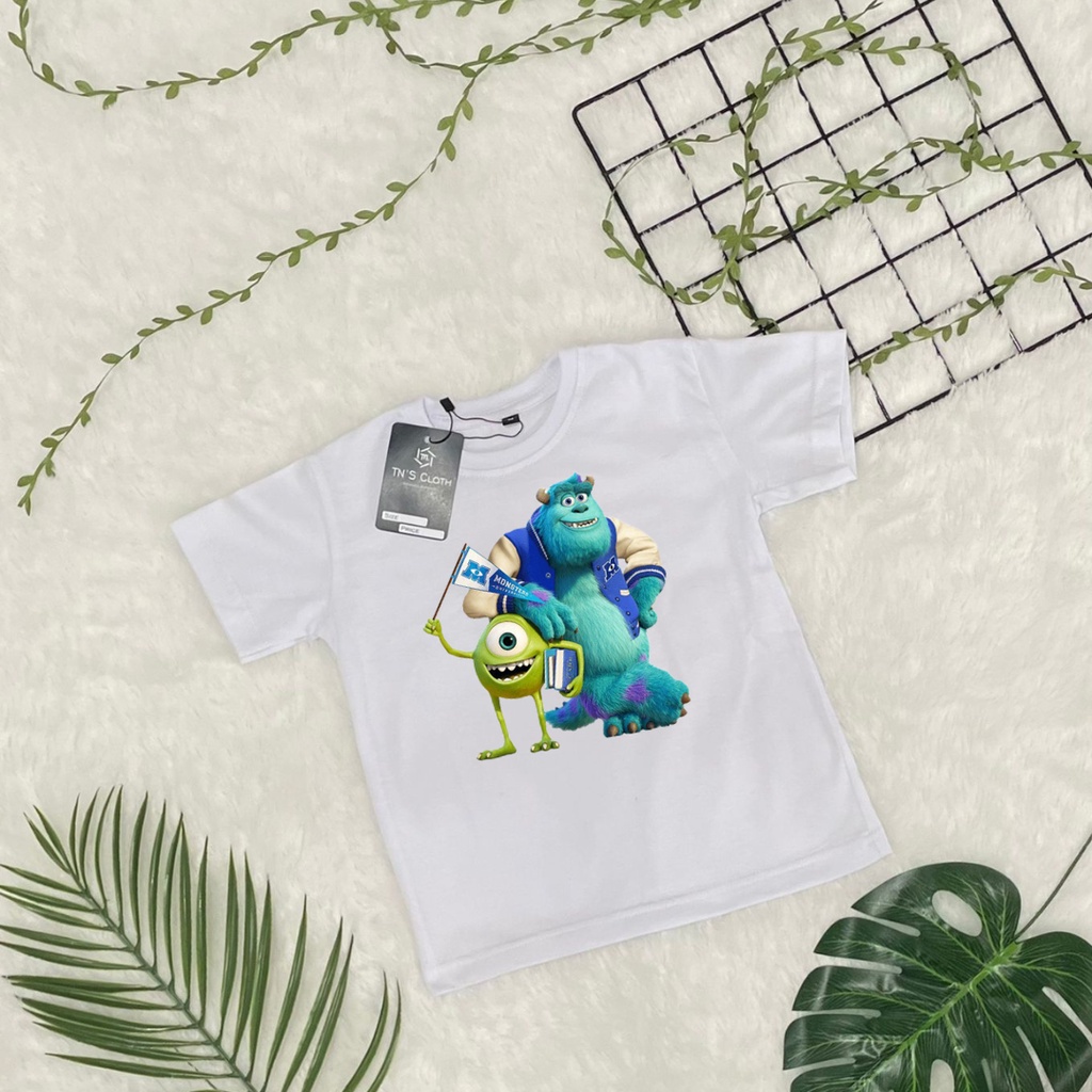 kaos atasan anak baju MONSTER INK distro. T-SHIRT bahan lembut banget, usia 1-9 tahun | baju anak | kaos anak | atasan anak,